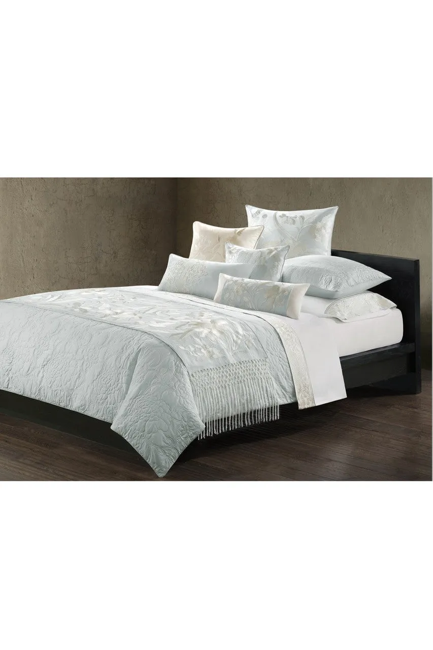 Mantones De Manila Bordered Decorative Square Pillow
