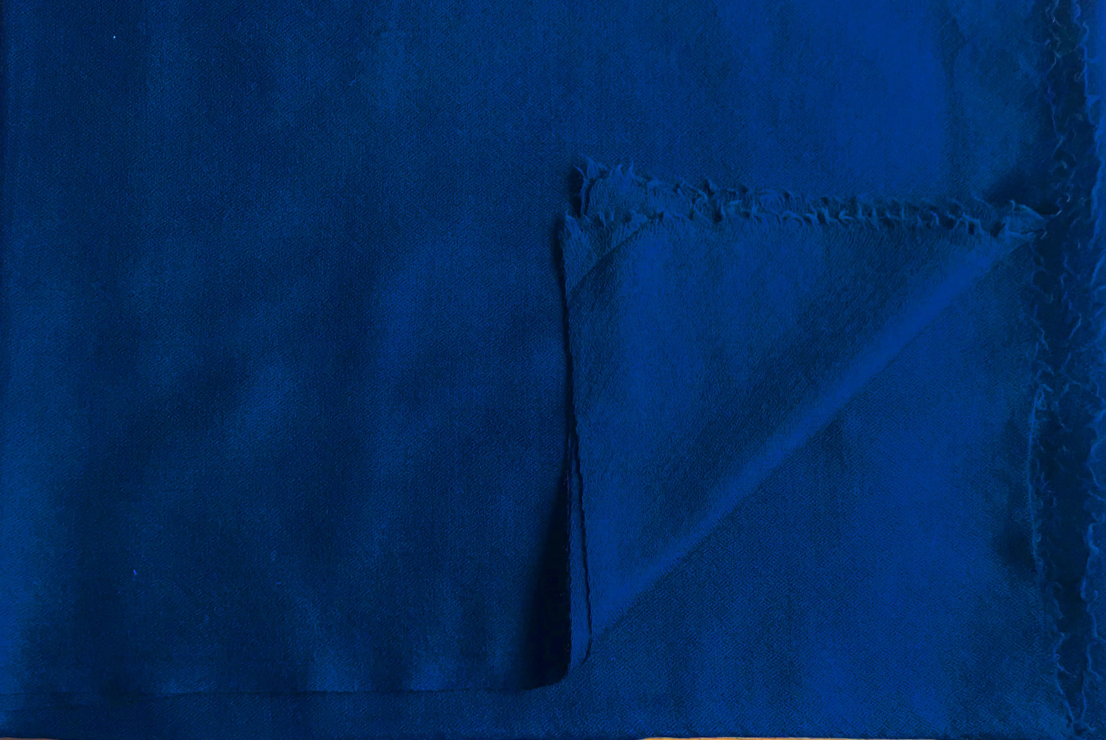 MILAN - Fine Large Meditation Shawl - Royal Blue