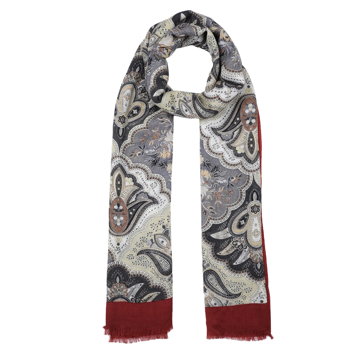 Paisley Block Printed Shawl