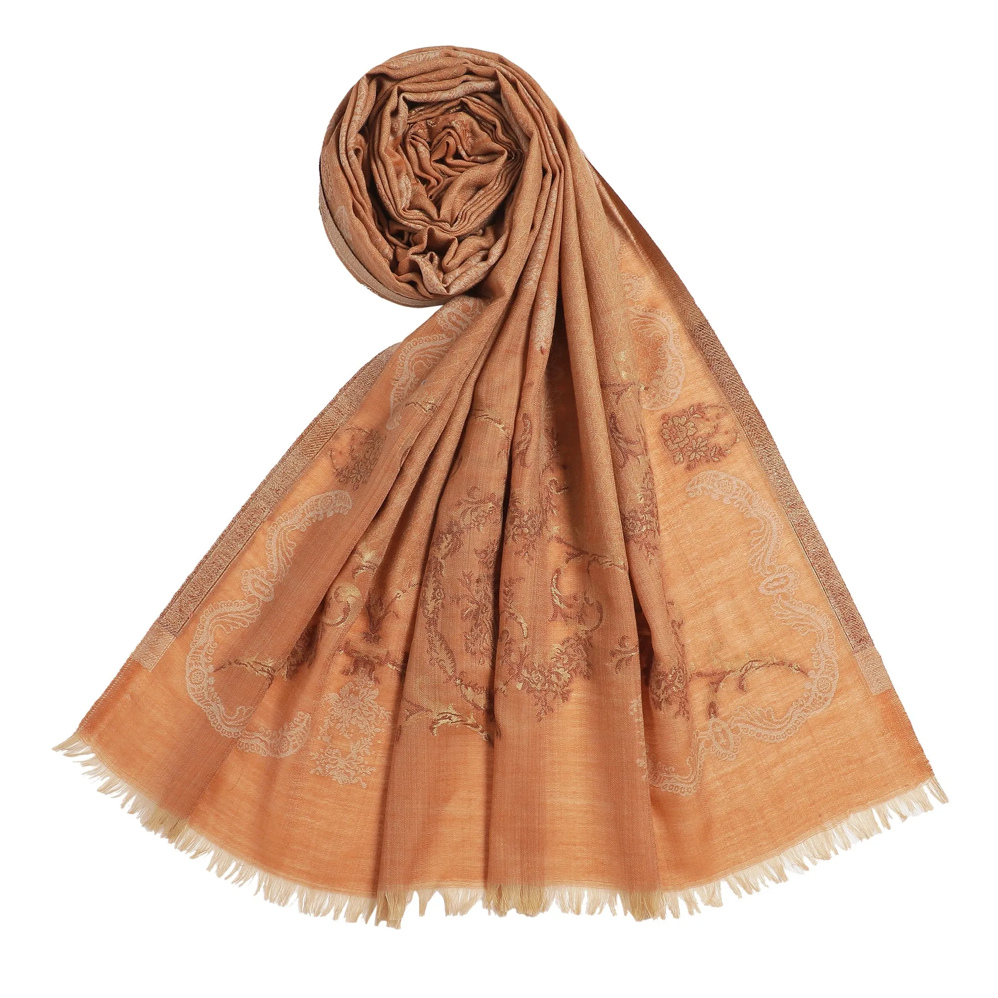 Penelope Woven Design Woolen Shawl