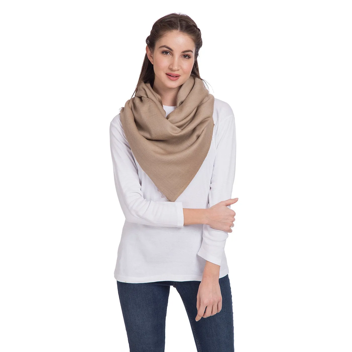 Reversible Woven Design Woolen Shawl