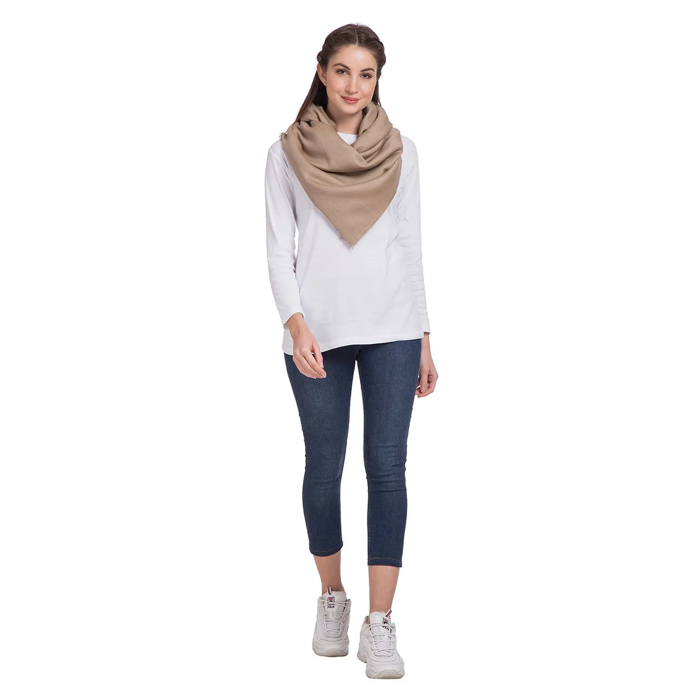 Reversible Woven Design Woolen Shawl