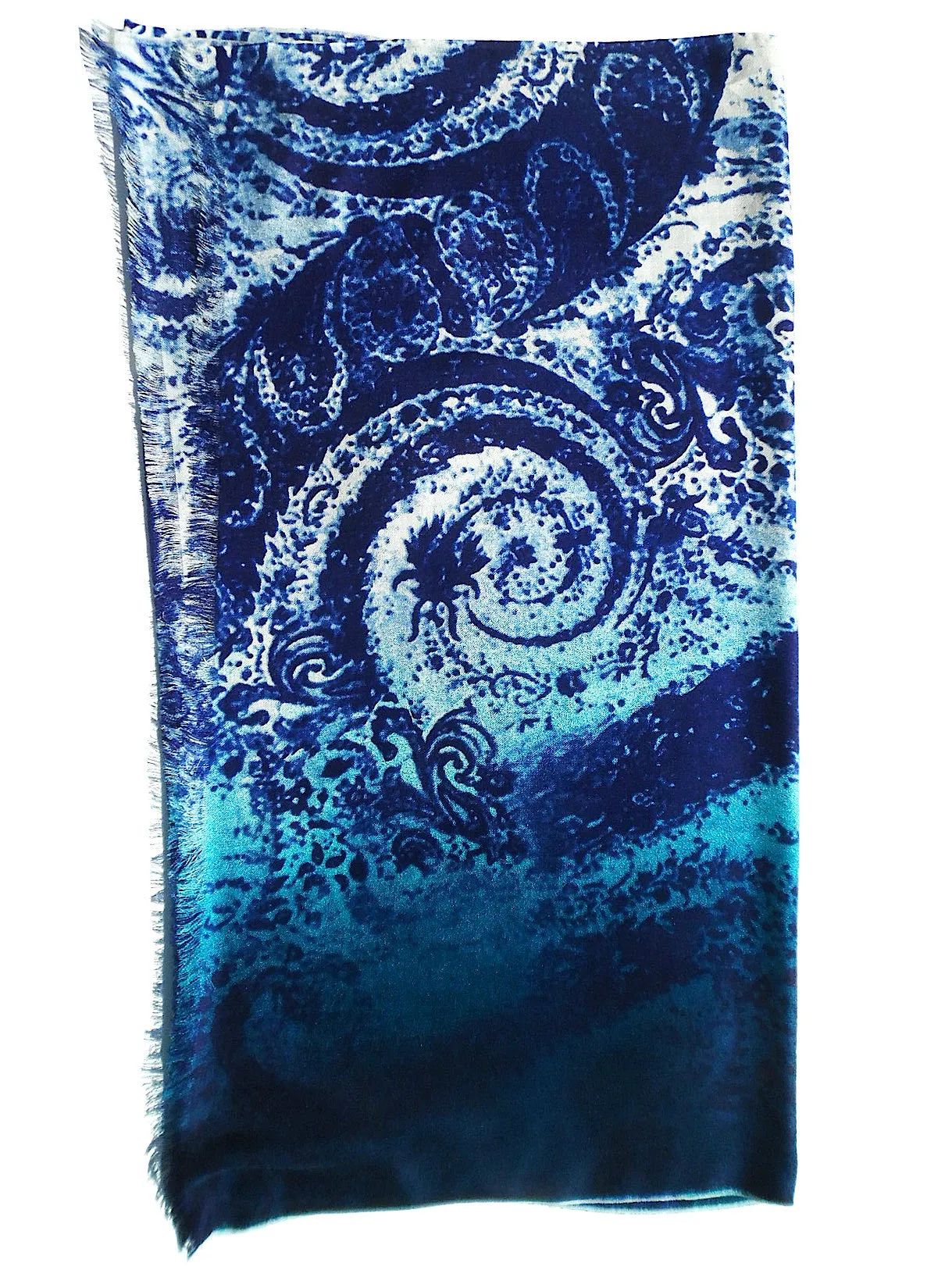 Silk Cashmere Shawl Paisley Extra Large