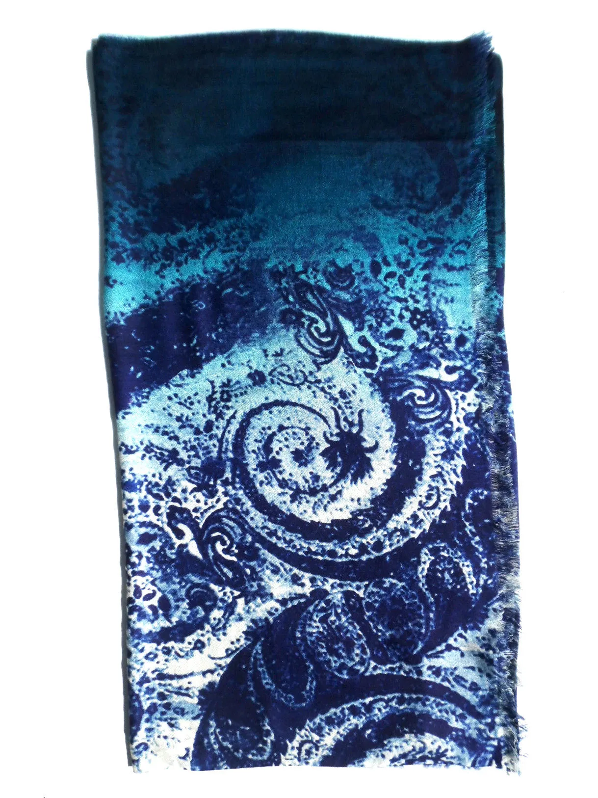 Silk Cashmere Shawl Paisley Extra Large