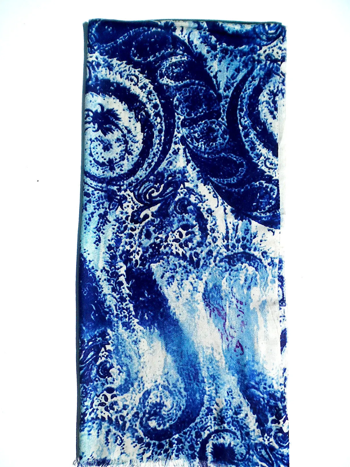 Silk Cashmere Shawl Paisley Extra Large