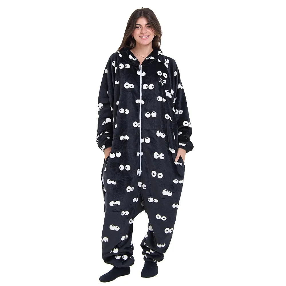 Snuggs Blanket Onesie Black Eyes