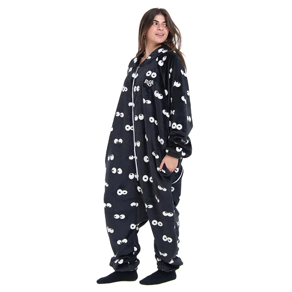 Snuggs Blanket Onesie Black Eyes