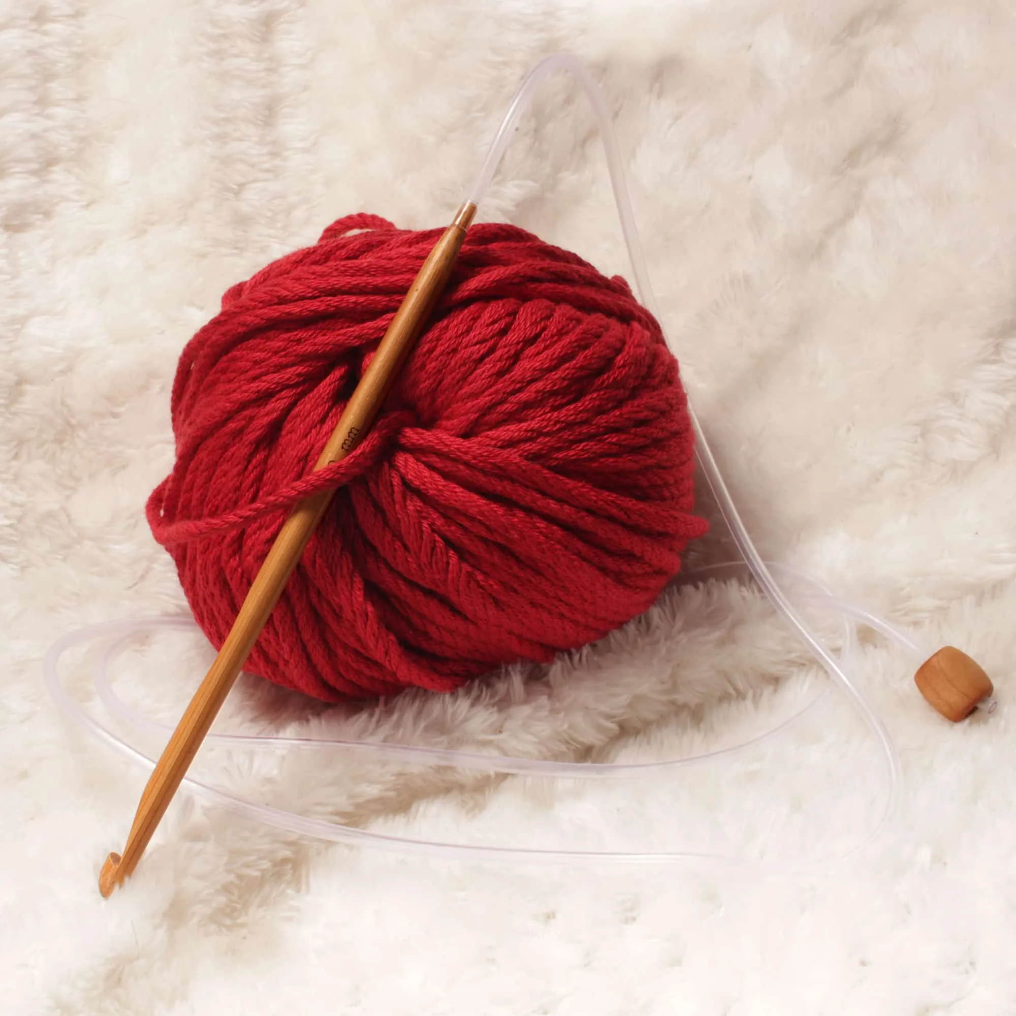 Tunisian Bamboo Crochet Hooks Set