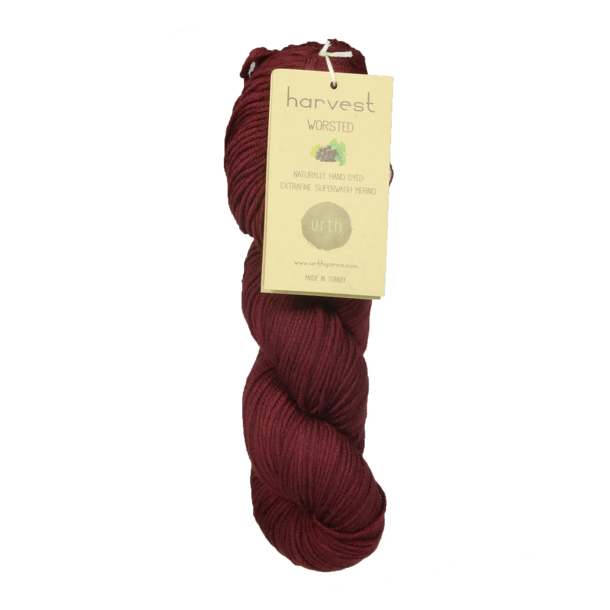 Urth Yarns Harvest Worsted Yarn - Black Grape