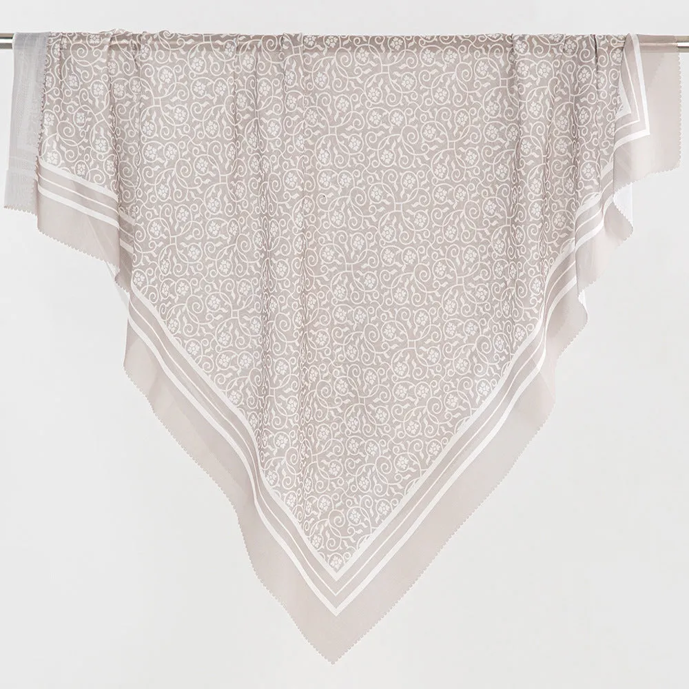 WJA277  Bali printed square scarf classic lace Indonesian fashion scarf headscarf shawl