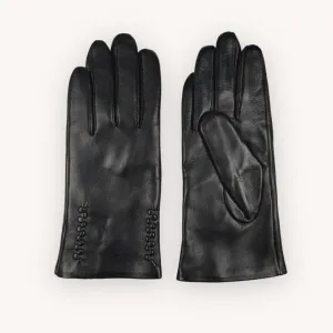 Women's Black Leather Gloves