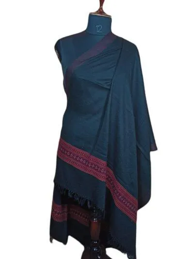 Yak Wool Shawl | Black Colour | Handwoven