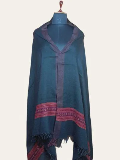 Yak Wool Shawl | Black Colour | Handwoven