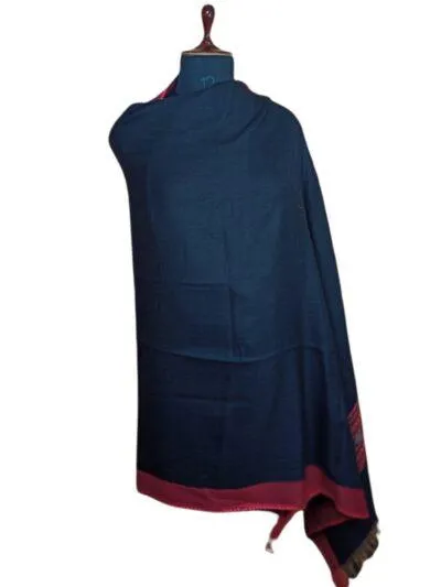 Yak Wool Shawl | Black Colour | Handwoven